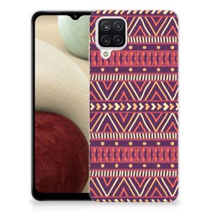 Samsung Galaxy A12 TPU bumper Aztec Paars