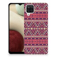 Samsung Galaxy A12 TPU bumper Aztec Paars - thumbnail