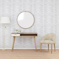 VidaXL 12 st wandpanelen steen 3 m² 50x50 cm xps wit
