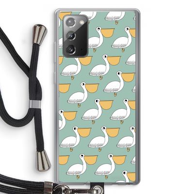Pelican: Samsung Galaxy Note 20 / Note 20 5G Transparant Hoesje met koord