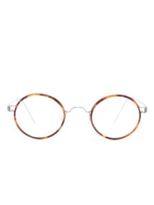 Lindberg lunettes de vue Harley 10 à monture ronde - Marron