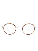 Lindberg lunettes de vue Harley 10 à monture ronde - Marron - thumbnail