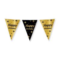 Classy Party flags foil Happy Birthday