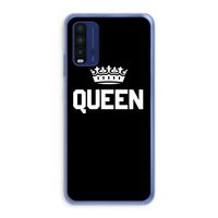 Queen zwart: Xiaomi Redmi 9T Transparant Hoesje