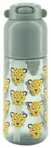 HEMA Drinkfles Met Rietje 300 Ml (blauw)