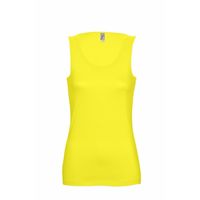 Gele dames tanktop