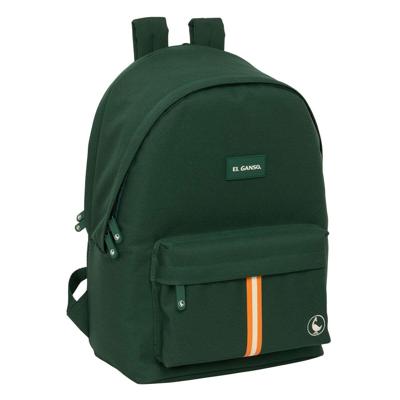 Rugtas voor Laptop en Tablet met USB Uitgang El Ganso Basics Groen