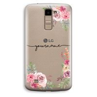 Rozen: LG K10 (2016) Transparant Hoesje