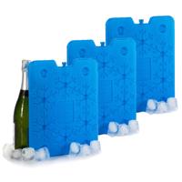 Koelelementen plat - Set van 3x stuks - 26 x 2 x 32 cm - blauw - 800 gram Koelelementen plat - Set van 3x stuks - 26 x 2 x 32 cm - blauw - 800 gram