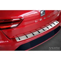 RVS Bumper beschermer passend voor Seat Leon ST (5F) 2013-2017 & Facelift 2017-2020 'STRONG EDIT AV252011