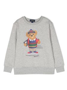 Ralph Lauren Kids sweat à imprimé Polo Bear - Gris