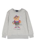 Ralph Lauren Kids sweat à imprimé Polo Bear - Gris - thumbnail