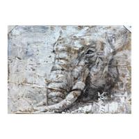Schilderij olifant krantarikel