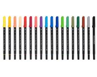 Eberhard Faber 558218 markeerstift 18 stuk(s) Fijne punt Zwart, Blauw, Bruin, Groen, Grijs, Oranje, Roze, Rood, Violet, Geel - thumbnail