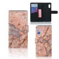 Samsung Xcover Pro | Bookcase | Marmer Oranje