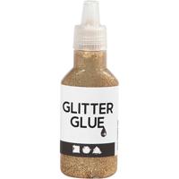 Creativ Company Glitterlijm, goud, 25 ml/ 1 fles