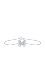 DE BEERS bracelet Portrait of Nature Butterfly en or blanc 18ct pavé de diamants - Argent