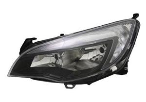 Koplamp links H7+H7 inclusief stelmotor gerookt 3749963