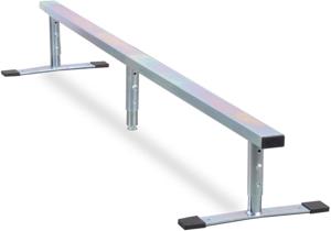 Urban street ramps Flatbar grindrail 185 cm zilver