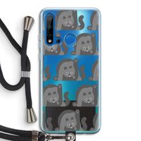 Cats: Huawei P20 Lite (2019) Transparant Hoesje met koord