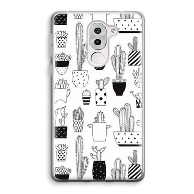 Cactusmotief: Honor 6X Transparant Hoesje