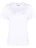 Chiara Ferragni t-shirt en coton à logo brodé - Blanc - thumbnail