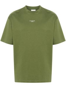 Drôle De Monsieur t-shirt en coton à slogan imprimé - Vert