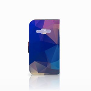 Samsung Galaxy J1 2016 Bookcase Polygon Dark