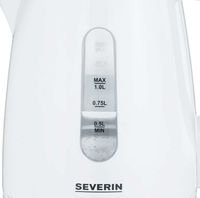 Severin WK 3411 Waterkoker Aantal/Volume: 1 l Wit - thumbnail