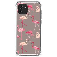 Samsung Galaxy A03 Case Anti-shock Flamingo