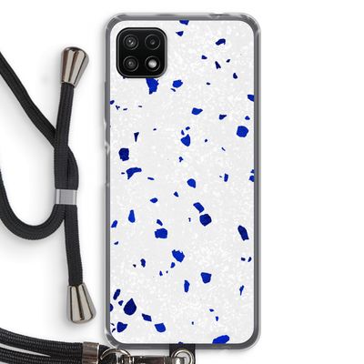 Terrazzo N°5: Samsung Galaxy A22 5G Transparant Hoesje met koord