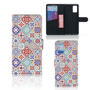 Samsung Galaxy A02s | M02s Bookcase Tiles Color