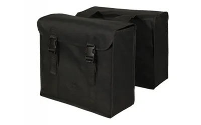 Dubbele Fietstas Greenlands - Bisonyl Zwart 34 Liter