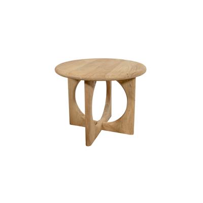 Salontafel Ø60, H46, Groovy Naturel