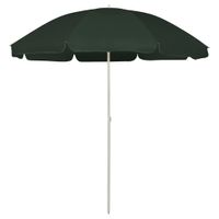 vidaXL Strandparasol 240 cm groen - thumbnail