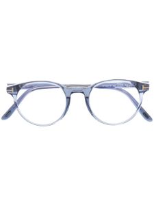 TOM FORD Eyewear lunettes de vue à monture ronde - Bleu