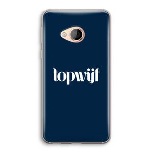 Topwijf Navy: HTC U Play Transparant Hoesje