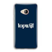 Topwijf Navy: HTC U Play Transparant Hoesje