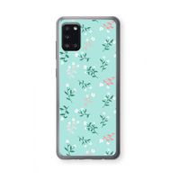 Small white flowers: Samsung Galaxy A31 Transparant Hoesje