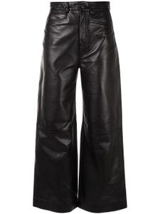 Proenza Schouler White Label pantalon ample à taille haute - Noir