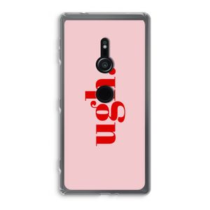 Ugh: Sony Xperia XZ2 Transparant Hoesje