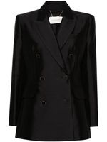 ZIMMERMANN blazer croisé Luminosity - Noir - thumbnail