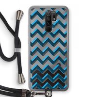 Onderbroken lijn: Xiaomi Redmi 9 Transparant Hoesje met koord