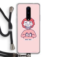 Hartje: OnePlus 8 Transparant Hoesje met koord