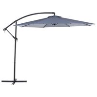 Beliani RAVENNA - Cantilever parasol-Grijs-Polyester - thumbnail