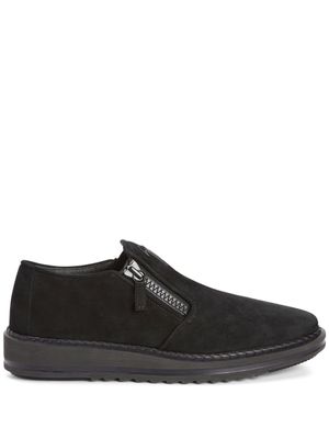 Giuseppe Zanotti mocassins Cooper à plaque logo - Noir
