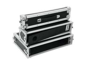 Roadinger 30126020 audioapparatuurtas Hard case Aluminium Zwart, Zilver