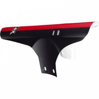 Velox Voorspatbord zwart/rood vouwbaar - thumbnail