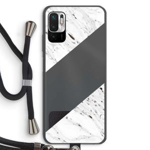 Biggest stripe: Xiaomi Redmi Note 10 5G Transparant Hoesje met koord
