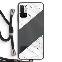 Biggest stripe: Xiaomi Redmi Note 10 5G Transparant Hoesje met koord